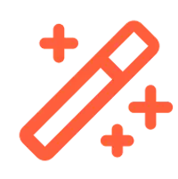 Representation of magic wand